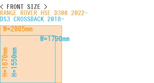 #RANGE ROVER HSE D300 2022- + DS3 CROSSBACK 2018-
